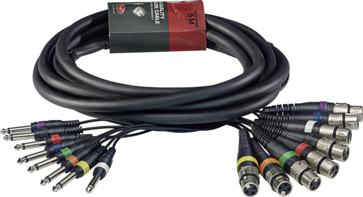 Stagg SML 05/8XF8P - multicore 5m Stagg SML 05/8XF8P - multicore 5m