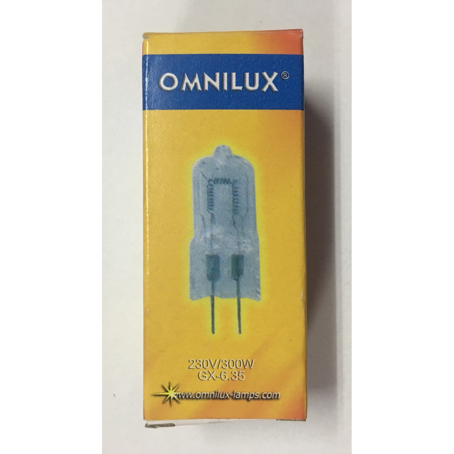 OMNILUX 230V/300W GX-6.35 300h 3200K - żarówka halogenowa OMNILUX 230V/300W GX-6.35 300h 3200K - żarówka halogenowa