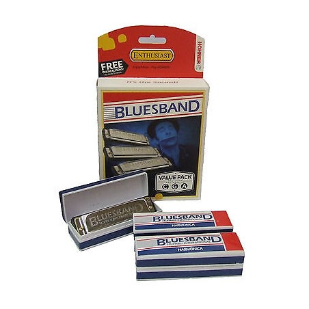 Hohner BLUES BAND SET C, G, A - zestaw harmonijek ustnych