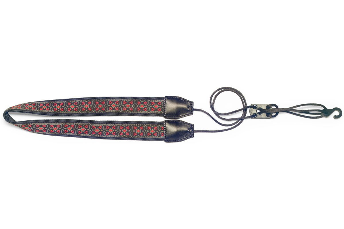 Stagg SWO-FLO UKE RED - pasek do gitary, nylonowy