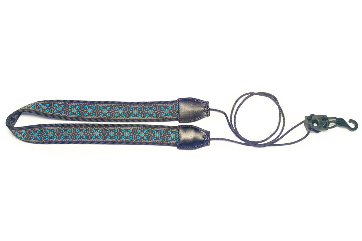 Stagg SWO-FLO UKE BLU - pasek do gitary, nylonowy Stagg SWO-FLO UKE BLU - pasek do gitary, nylonowy