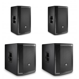 JBL 2x PRX812W + 2x PRX815XLFW - zestaw nagłośnieniowy