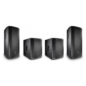 JBL 2x PRX835W + 2x PRX818XLFW - zestaw nagłośnieniowy