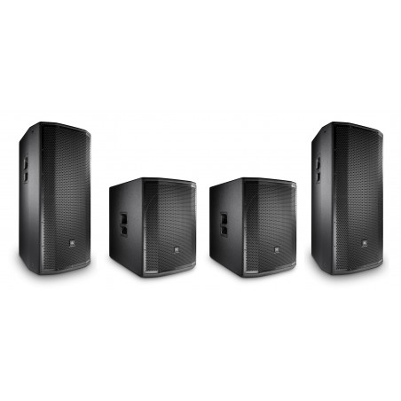 JBL 2x PRX835W + 2x PRX818XLFW - zestaw nagłośnieniowy