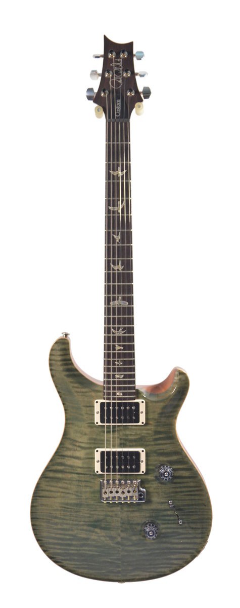 PRS Custom 24 10-Top Trampas Green - gitara elektryczna USA