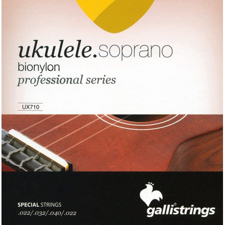 Galli UX710 - struny do ukulele sopranowego