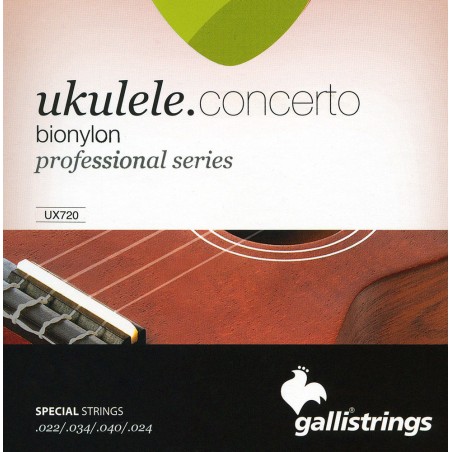Galli UX720 - struny do ukulele koncertowego