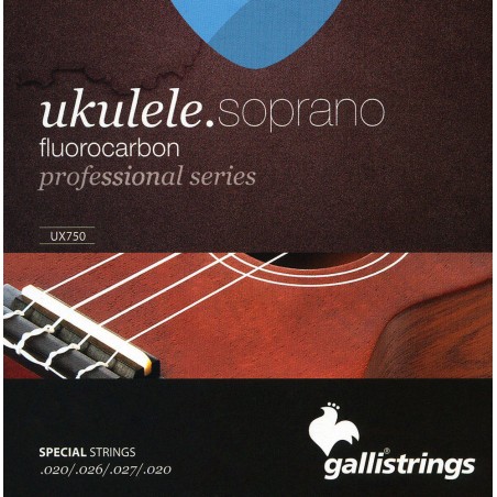 Galli UX750 - struny do ukulele sopranowego