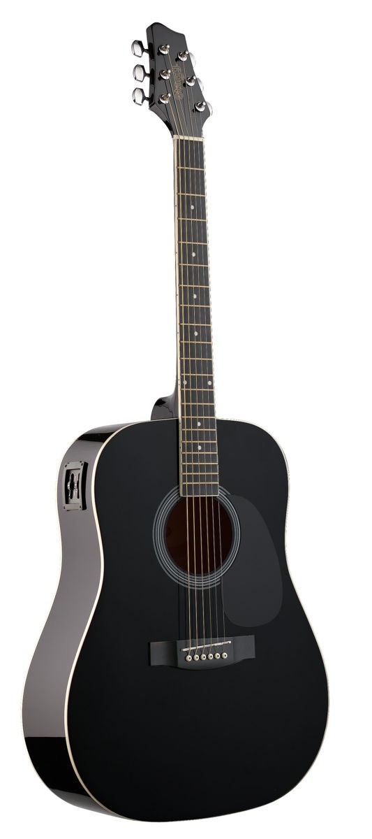 Stagg SW-201 EQ BK - gitara elektroakustyczna