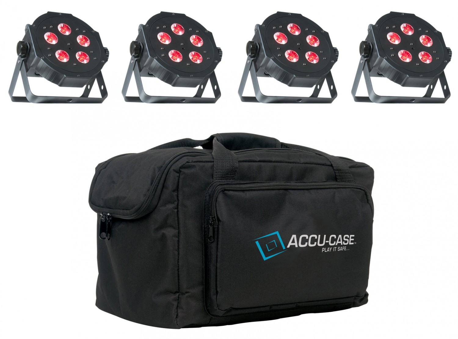American Dj 4x Mega TRIPAR Profile PLUS - zestaw PAR +torba ADJ 4x Mega TRIPAR Profile PLUS - zestaw PAR +torba