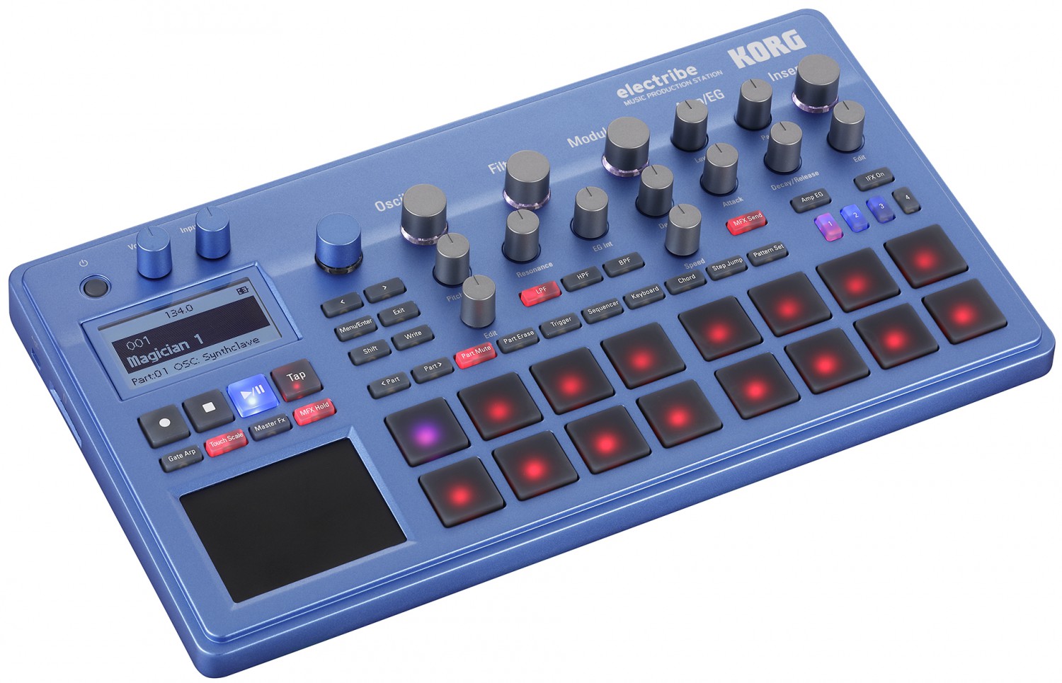 KORG electribe blue - stacja do produkcji muzycznej KORG electribe 2 blue - stacja do produkcji
muzycznej