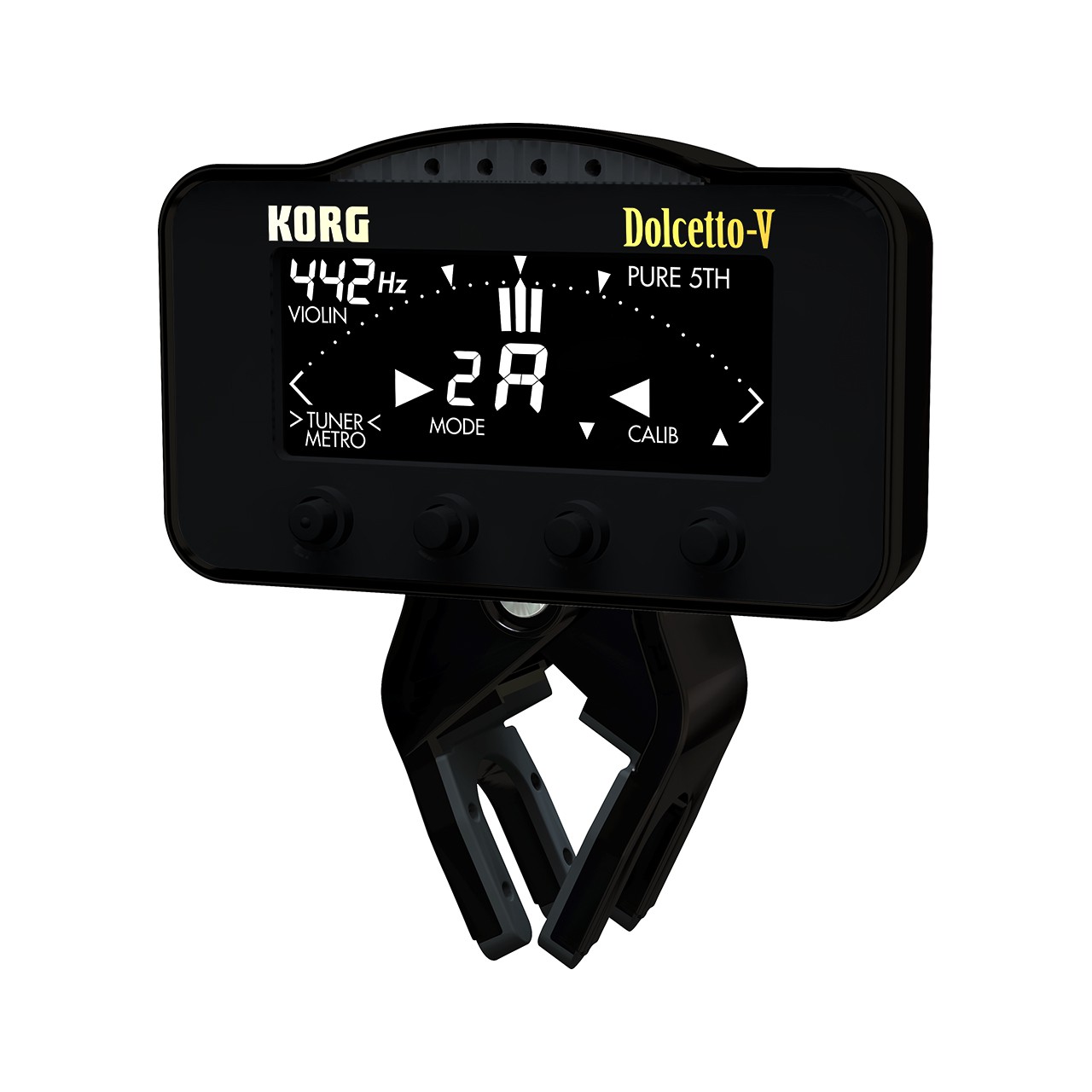 KORG DOLCETTO-V - tuner/metronom do skrzypiec i altówkek KORG DOLCETTO-V - tuner/metronom do skrzypiec i altówkek