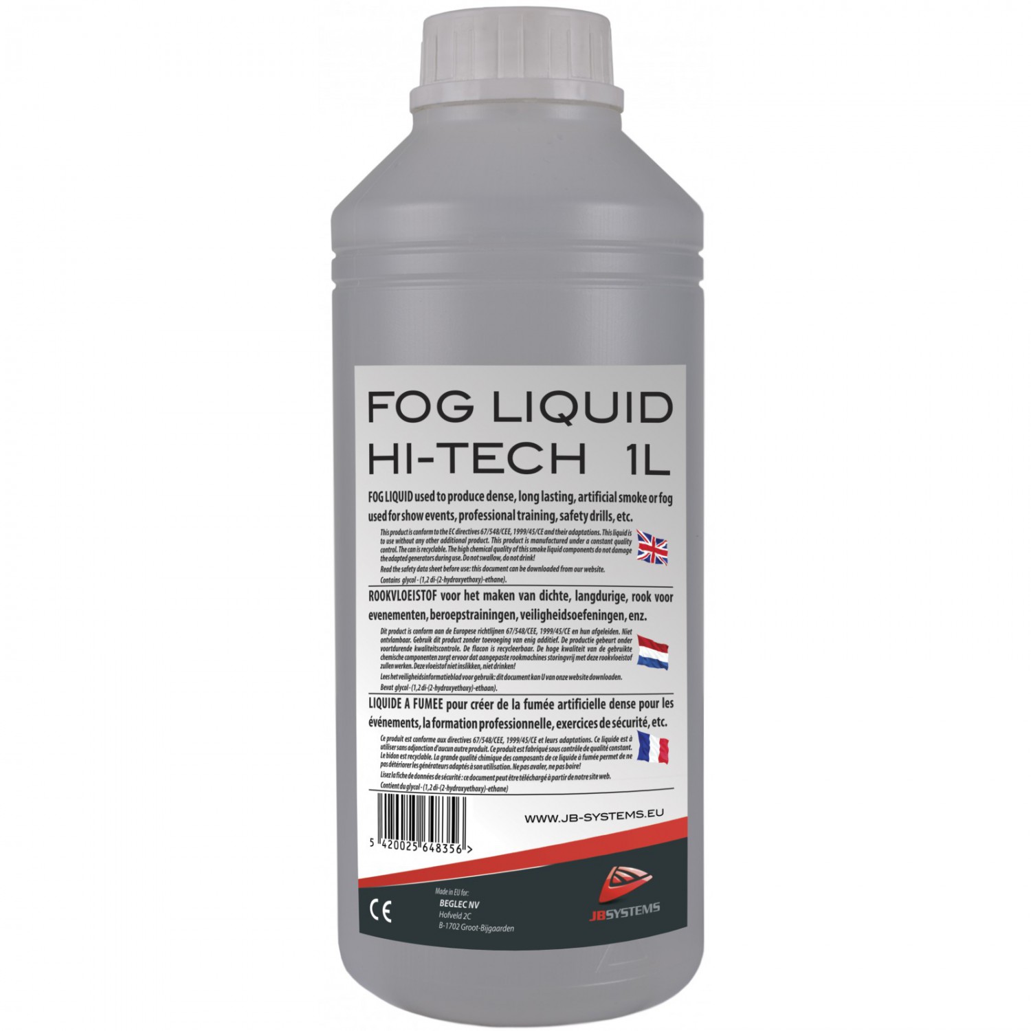 JB Systems FOG LIQUID Hi-Tech 1l - płyn do dymu