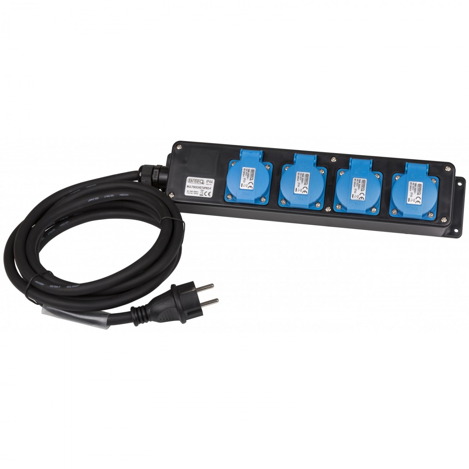 Briteq MULTISOCKET4PRO-F-5M - kabel zasilający 5m Briteq MULTISOCKET4PRO-F-5M - kabel zasilający 5m