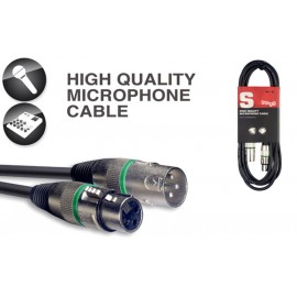 Stagg SMC10 XX GR? kabel mikrofonowy 10 m z oznaczeniem końcówek