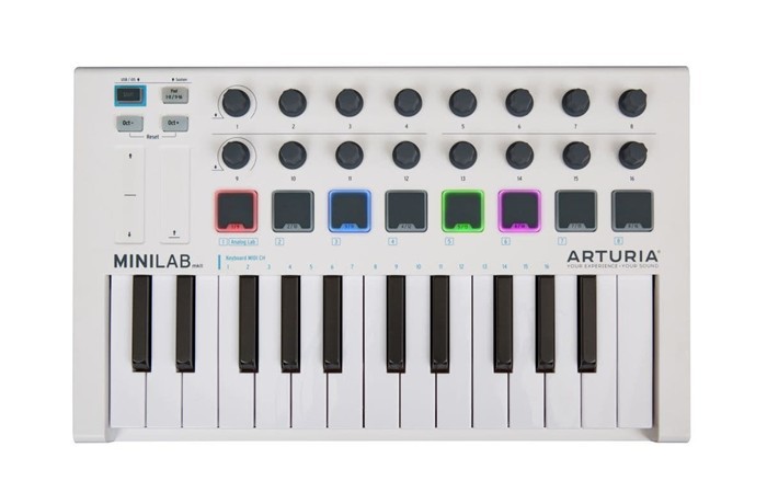 Arturia MiniLab Mk II - klawiatura sterująca z oprogramowaniem Arturia MiniLab Mk II - klawiatura sterująca z oprogramowaniem