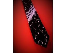 Zebra Music Czarny Krawat z nutami ZEBRA Music Zebra Music Czarny Krawat z nutami ZEBRA Music