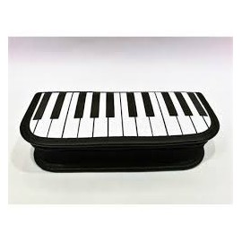 Piórnik z klawiaturą P13 - Zebra Music