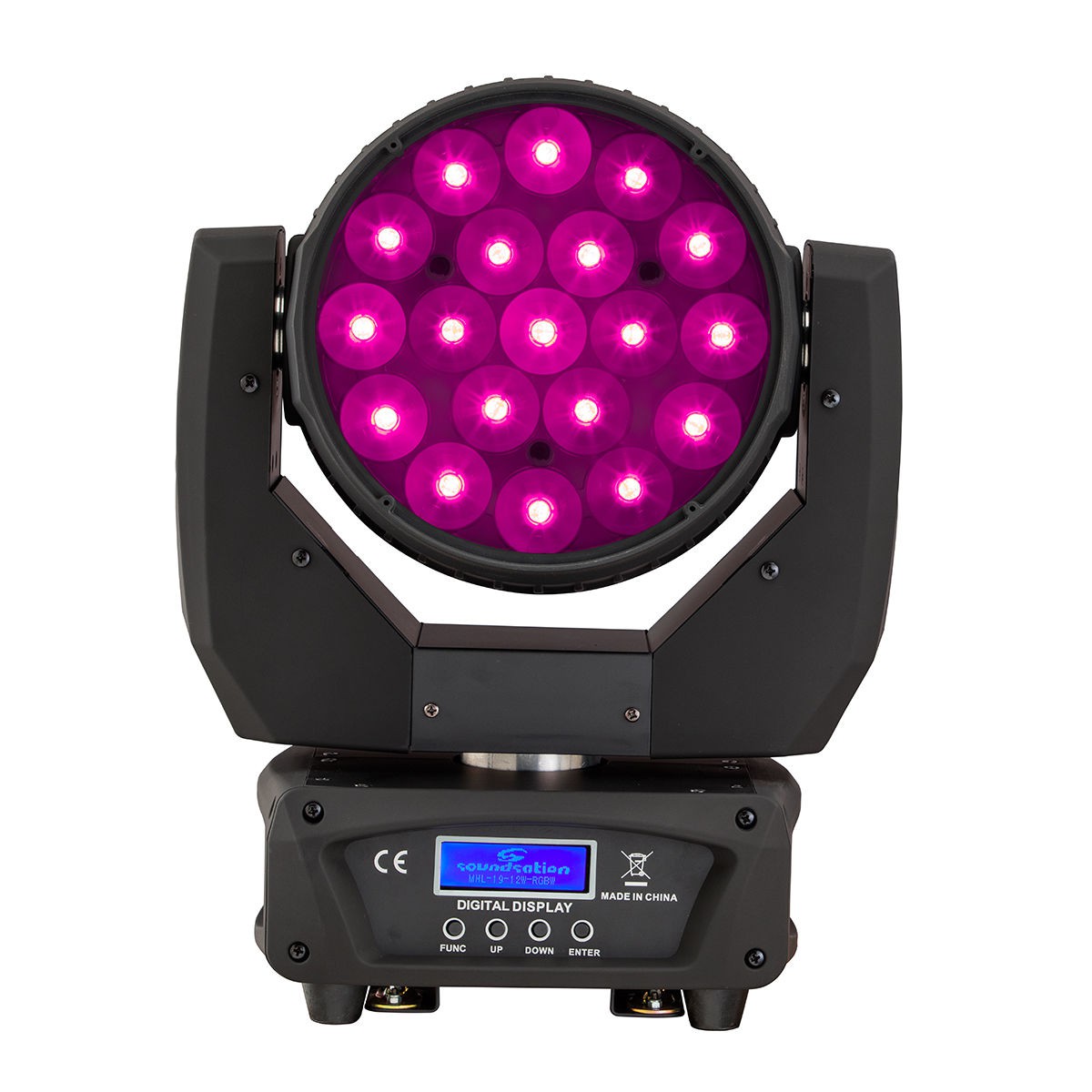 Soundsation MHL-19-12W-RGBW SET - zestaw 4 ruchome głowy LED Soundsation MHL-19-12W-RGBW SET - zestaw 4 ruchome głowy LED