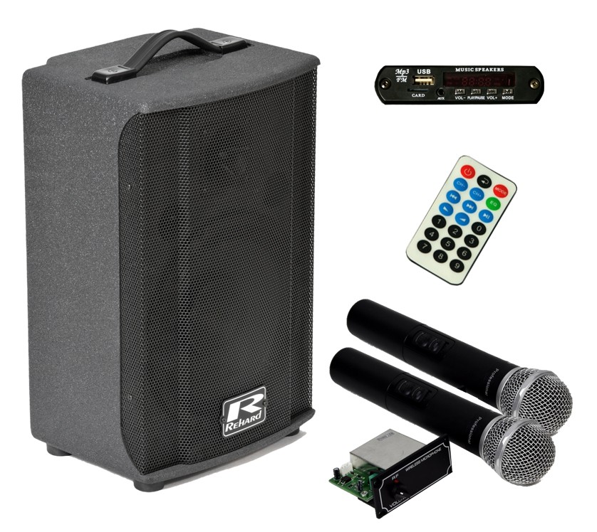 Rehard BSS-200/2 Semi-PRO - przenośny system nagłośnieniowy Rehard BSS-200/2 Semi-PRO - przenośny system nagłośnieniowy