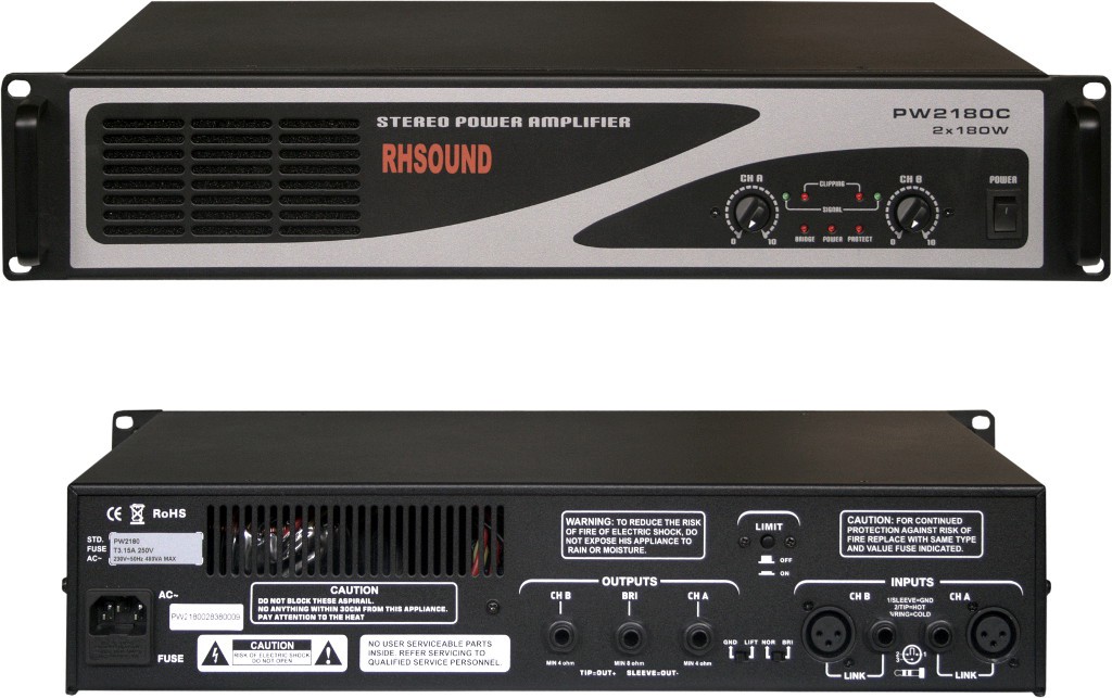 RH Sound PW-2180 - końcówka mocy RH Sound PW-2180 - końcówka mocy