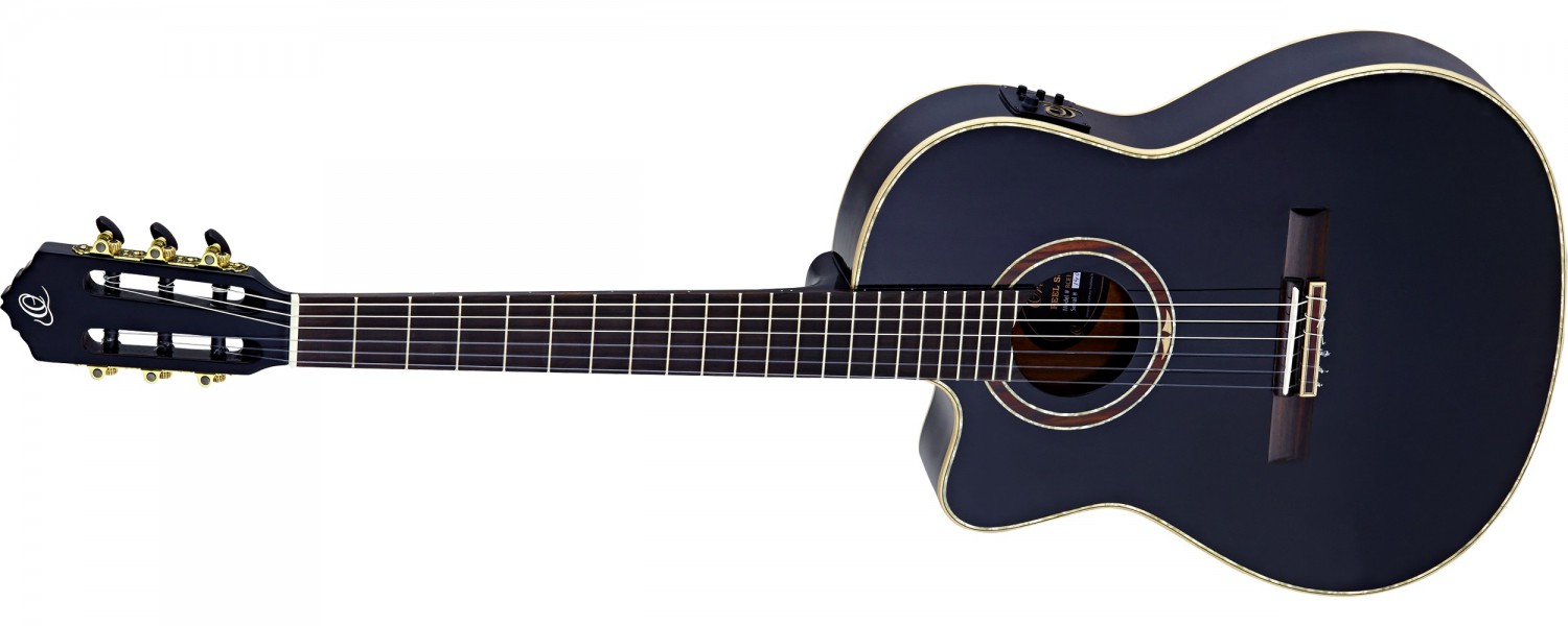 Ortega RCE138-T4BK-L - gitara elektro-klasyczna leworęczna