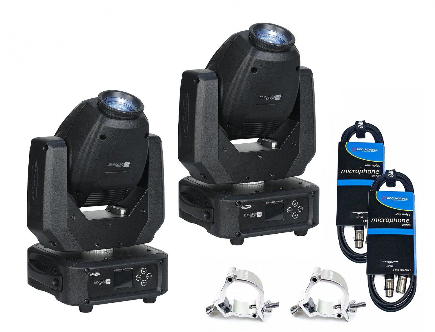 Showtec 2x Phantom 65 Spot - zestaw głowic ruchomych Showtec 2x Phantom 65 Spot - zestaw głowic ruchomych