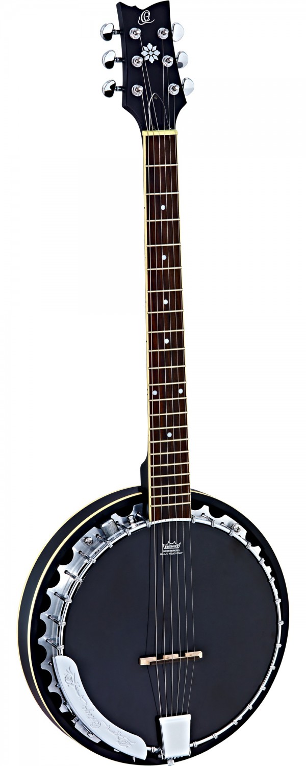 Ortega OBJE350/6-SBK - Banjo z serii KRUK Ortega OBJE350/6-SBK - Banjo z serii KRUK