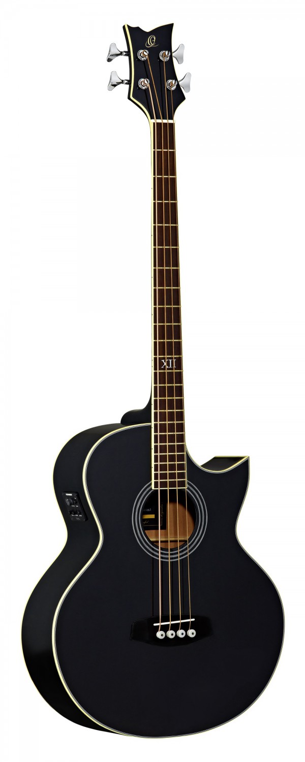 Ortega D1-4-BK - gitara basowa elektro-akustyczna