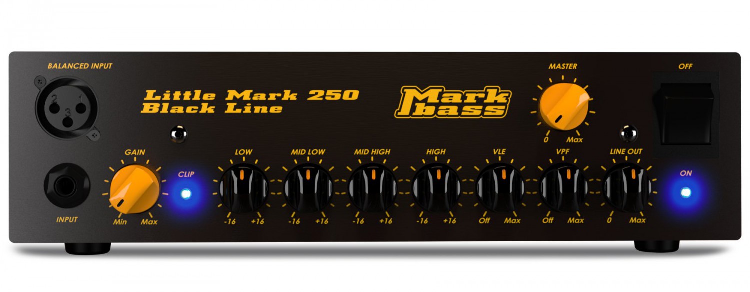 MarkBass Little Mark 250 Black - head basowy MarkBass Little Mark 250 Black - head basowy, wzmacniacz