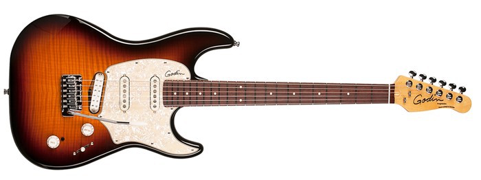 Godin PROGERSSION PLUS VINTAGE BURST RN - gitara elektryczna Godin PROGRESSION PLUS VINTAGE BURST RN - gitara elektryczna