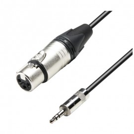 Adam Hall K5MYF0150 - kabel mikrofonowy xlr żeński mini jack 1,5m
