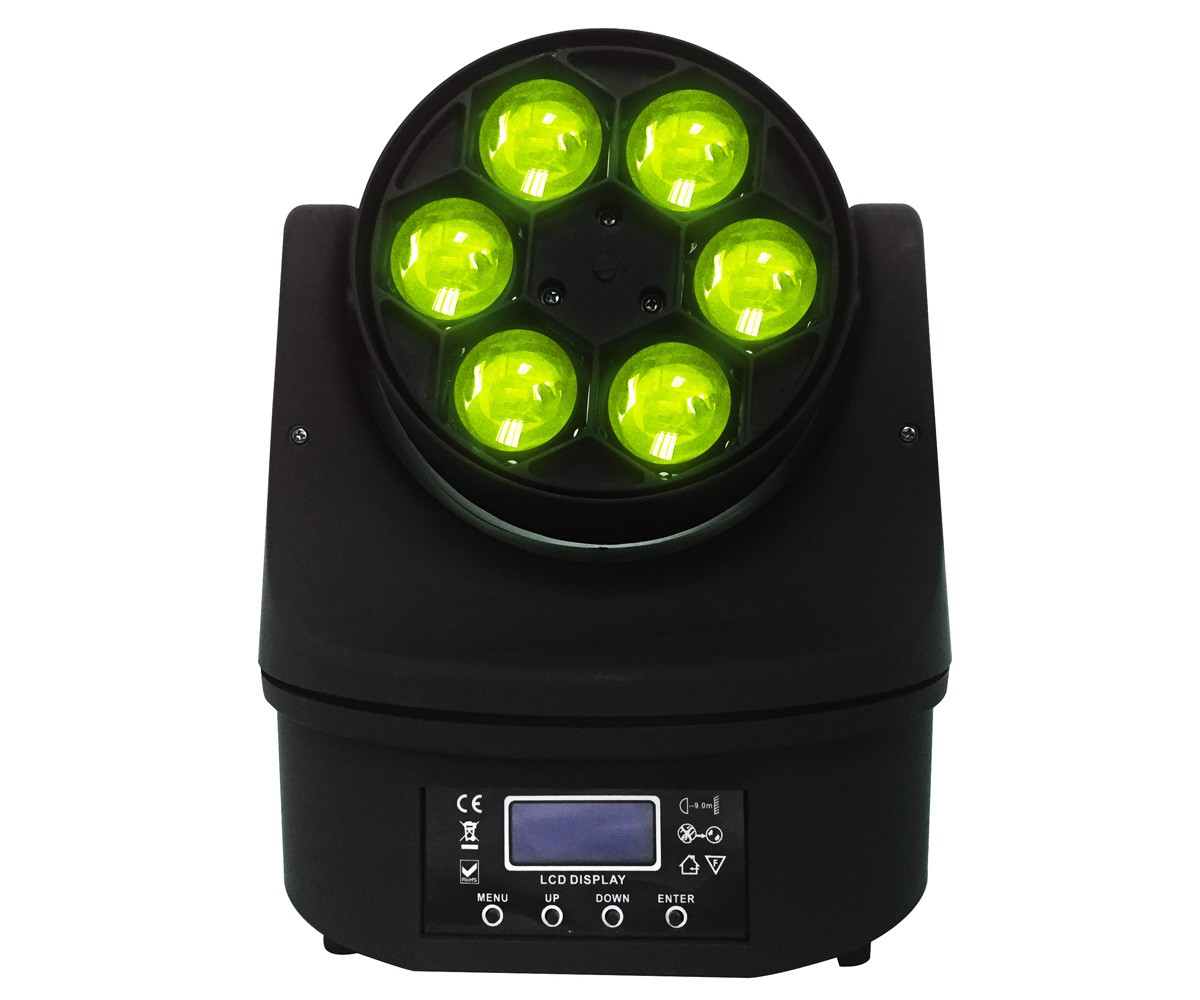 Fractal LED MINI BEAM - głowa ruchoma Fractal LED MINI BEAM - głowa ruchoma