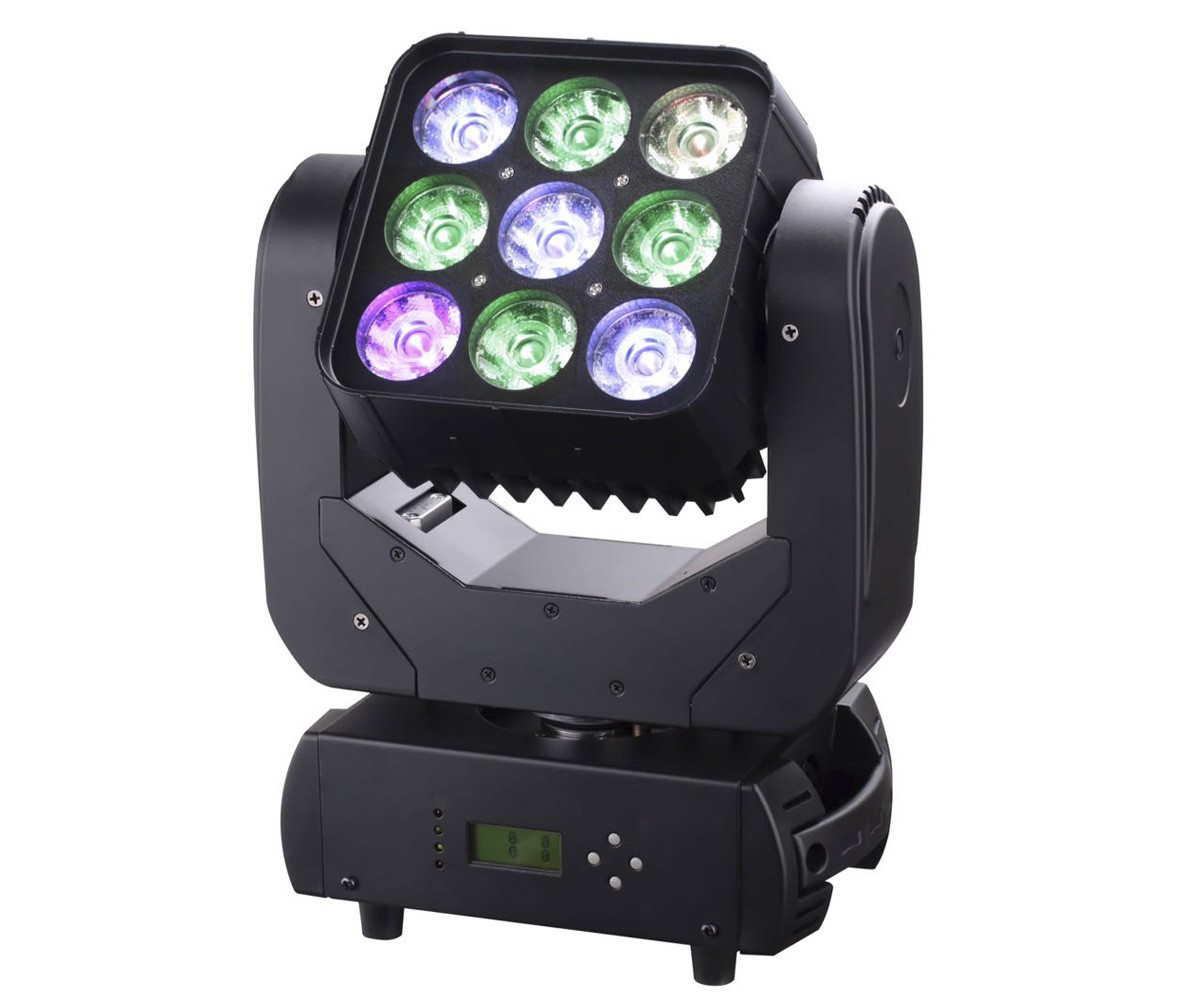 Fractal MINI LED MATRIX 9 x 10W - głowa ruchoma Fractal MINI LED MATRIX 9 x 10W - głowa ruchoma