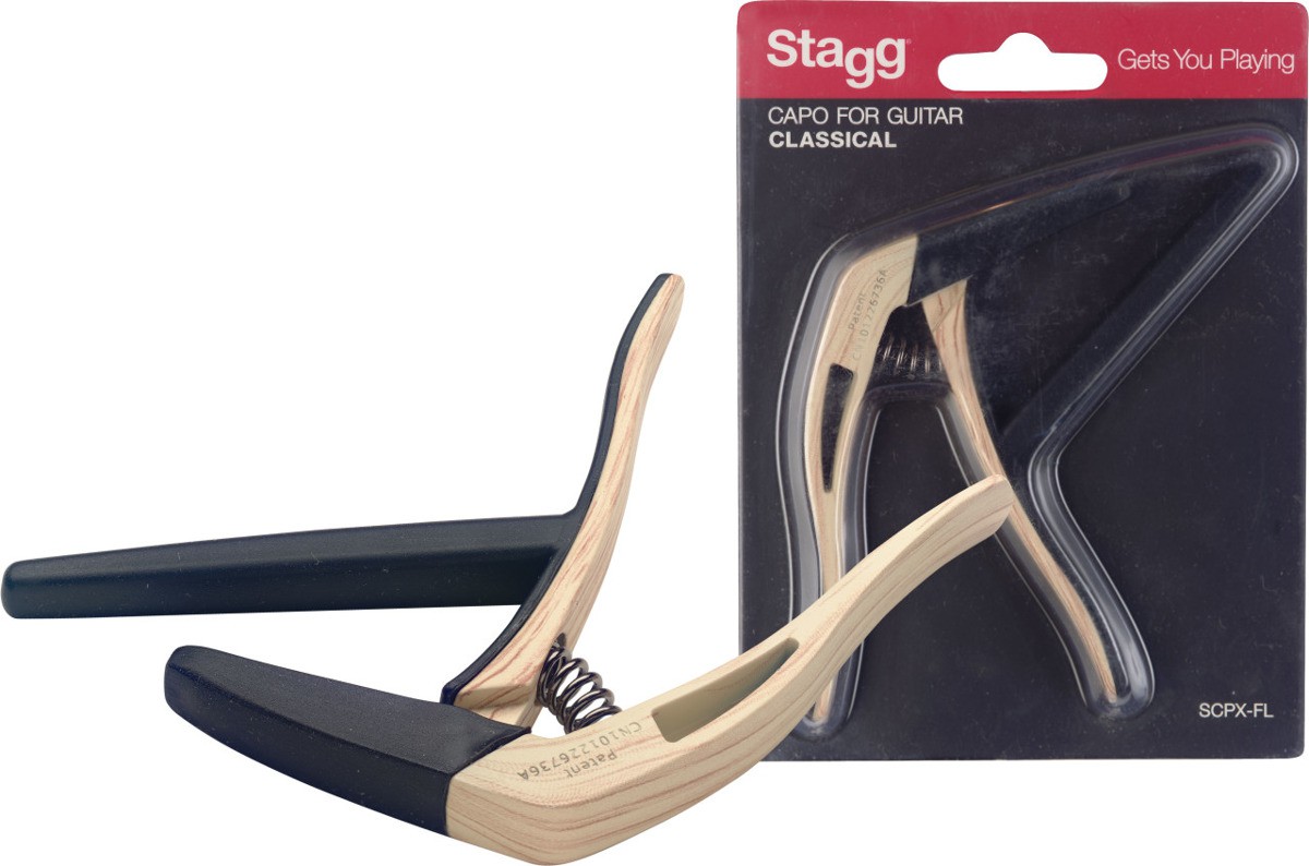 Stagg SCPX-FL CL - kapodaster do gitary klasycznej Stagg SCPX-FL CL - kapodaster do gitary klasycznej