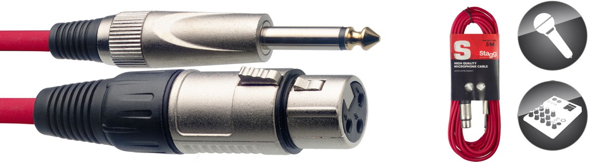 Stagg SMC6XP CRD - kabel mikrofonowy 6m