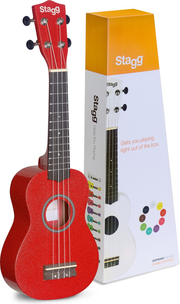 Stagg US-RED - ukulele sopranowe Stagg US-RED - ukulele sopranowe