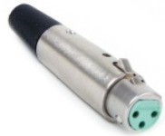 Kempton K3FX - wtyk XLR żeński Kempton K3FX - wtyk XLR żeński