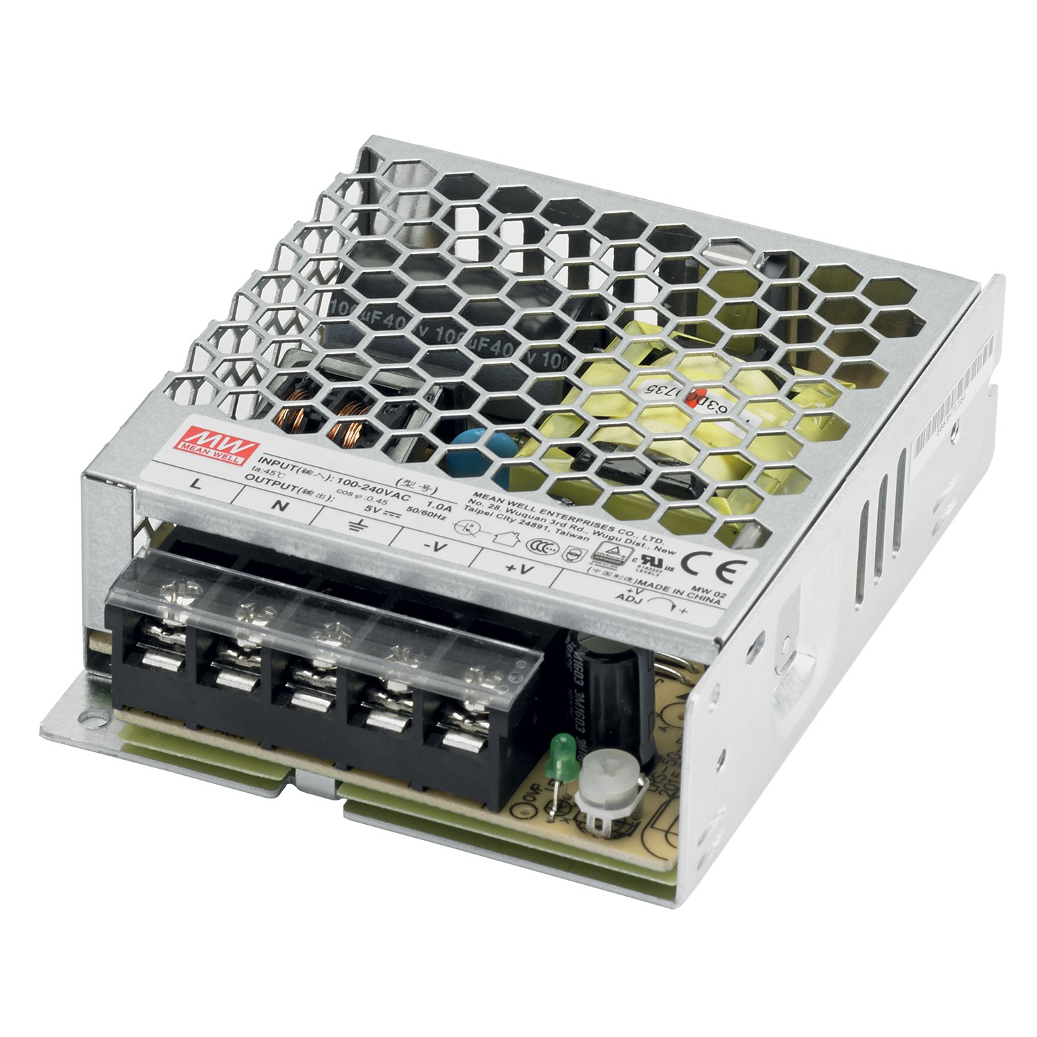 CONTEST LRS-100-5 - Zasilacz - 5VDC 100W max - wyjście IP20 -1 CONTEST LRS-100-5 - Zasilacz - 5VDC 100W max - wyjście IP20 -1
