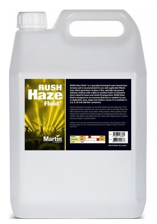 MARTIN JEM RUSH HAZE FLUID 5L - płyn do wytwornicy mgły MARTIN JEM RUSH HAZE FLUID 5L - płyn do wytwornicy mgły