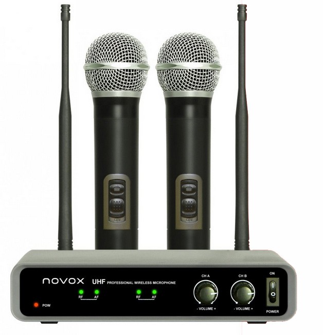 Novox FREE H2 - podwójny system bezprzewodowy do ręki Novox FREE H2 - podwójny system bezprzewodowy do ręki