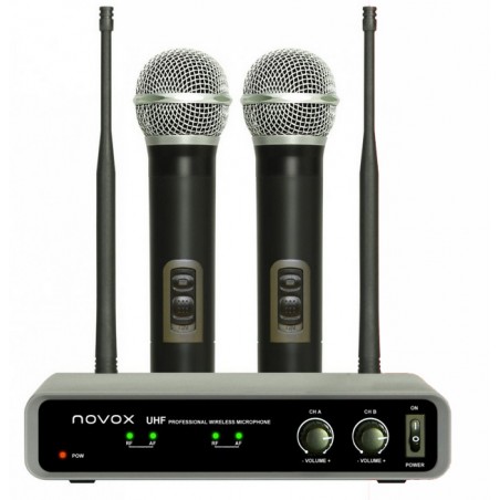 Novox FREE H2 - podwójny system bezprzewodowy do ręki