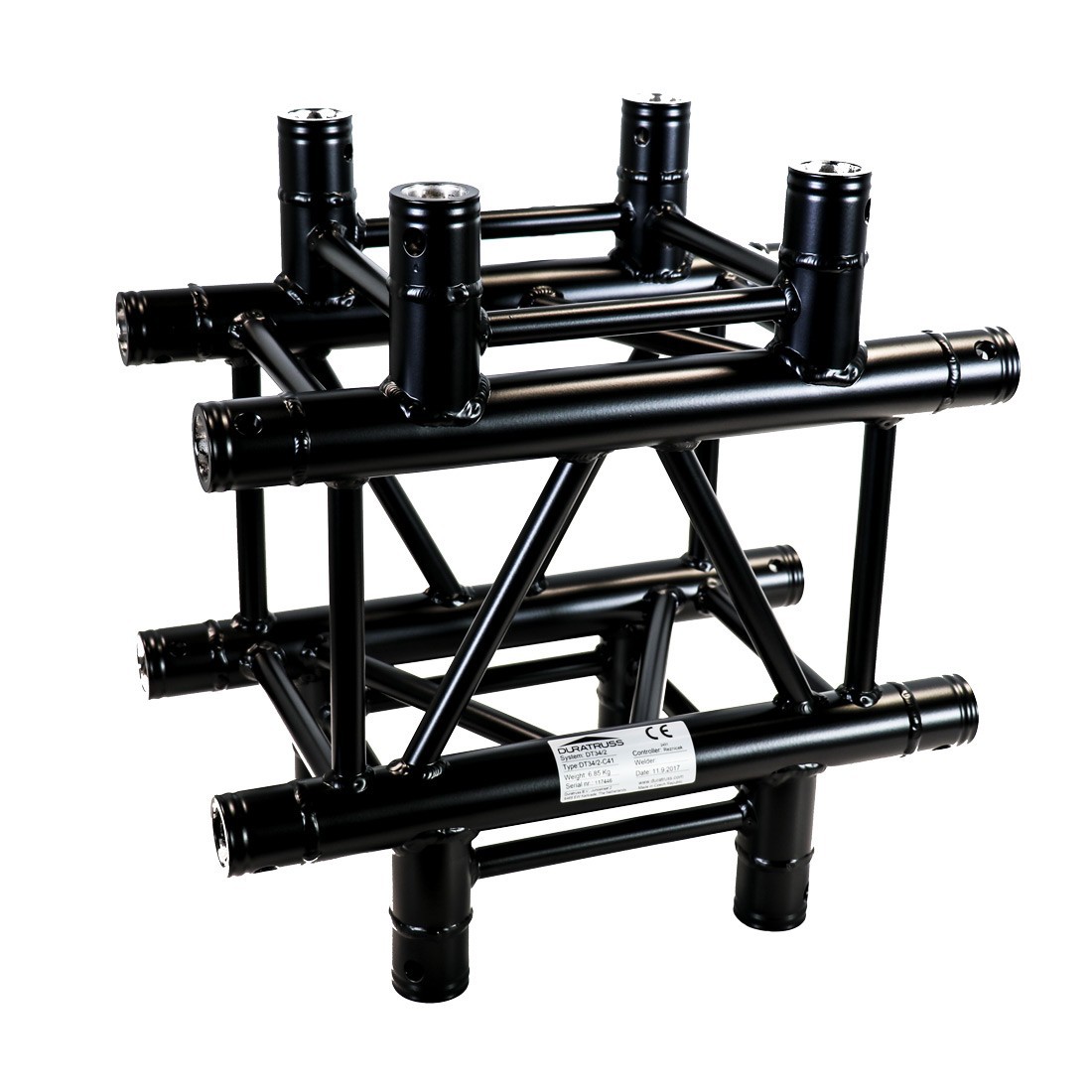 Duratruss DT 34/2-C41 matt black - kratownica Duratruss DT 34/2-C41 matt black - kratownica