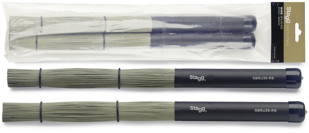 Stagg SBRU35-RS - miotełki perkusyjne Stagg SBRU35-RS - miotełki perkusyjne