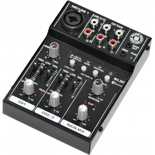 Topp Pro TP MX3BT - mikser analogowy Topp Pro TP MX3BT - mikser analogowy / interfejs