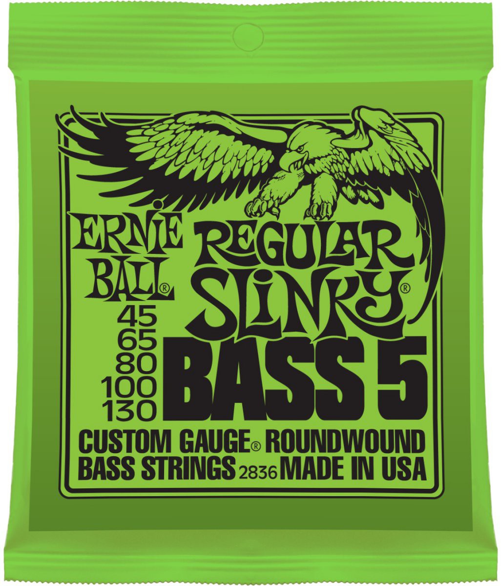 Ernie Ball EB 2836 - zestaw 5 strun do gitary basowej
