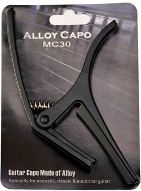 Alloy Capo MC-30 BK - Gitarowy kapodaster uniwersalny Alloy Capo MC-30 BK - Gitarowy kapodaster uniwersalny