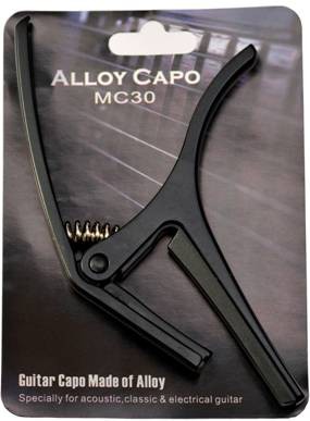 Alloy Capo MC-30 BK - Gitarowy kapodaster uniwersalny