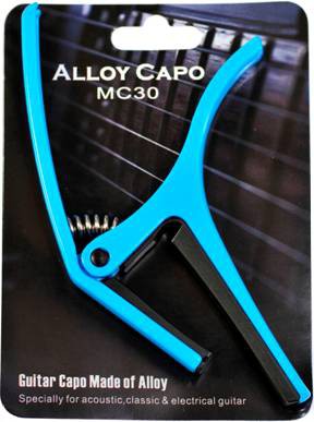 Alloy Capo MC-30 BL - Gitarowy kapodaster uniwersalny Alloy Capo MC-30 BL - Gitarowy kapodaster uniwersalny