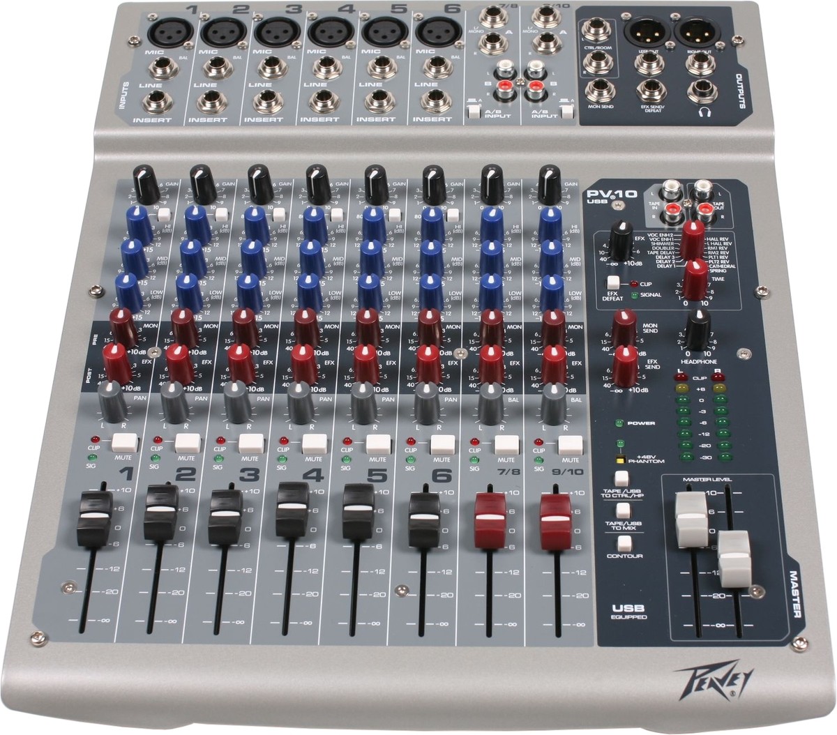 Peavey PV10USB - mikser audio z USB Peavey PV10USB - mikser audio z USB